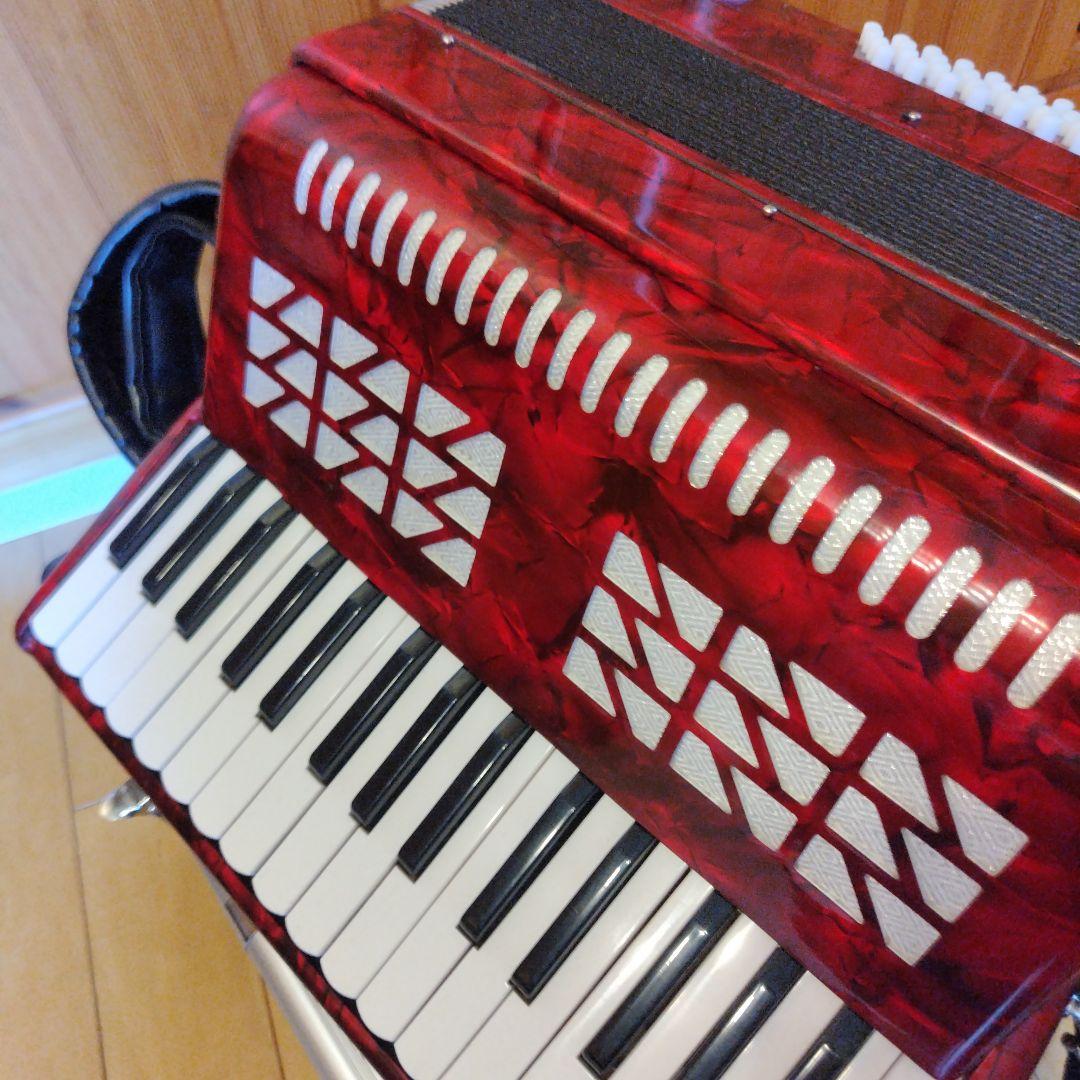 キョーリツ アコーディオン ACD-500/RD ハードケース付き鍵盤