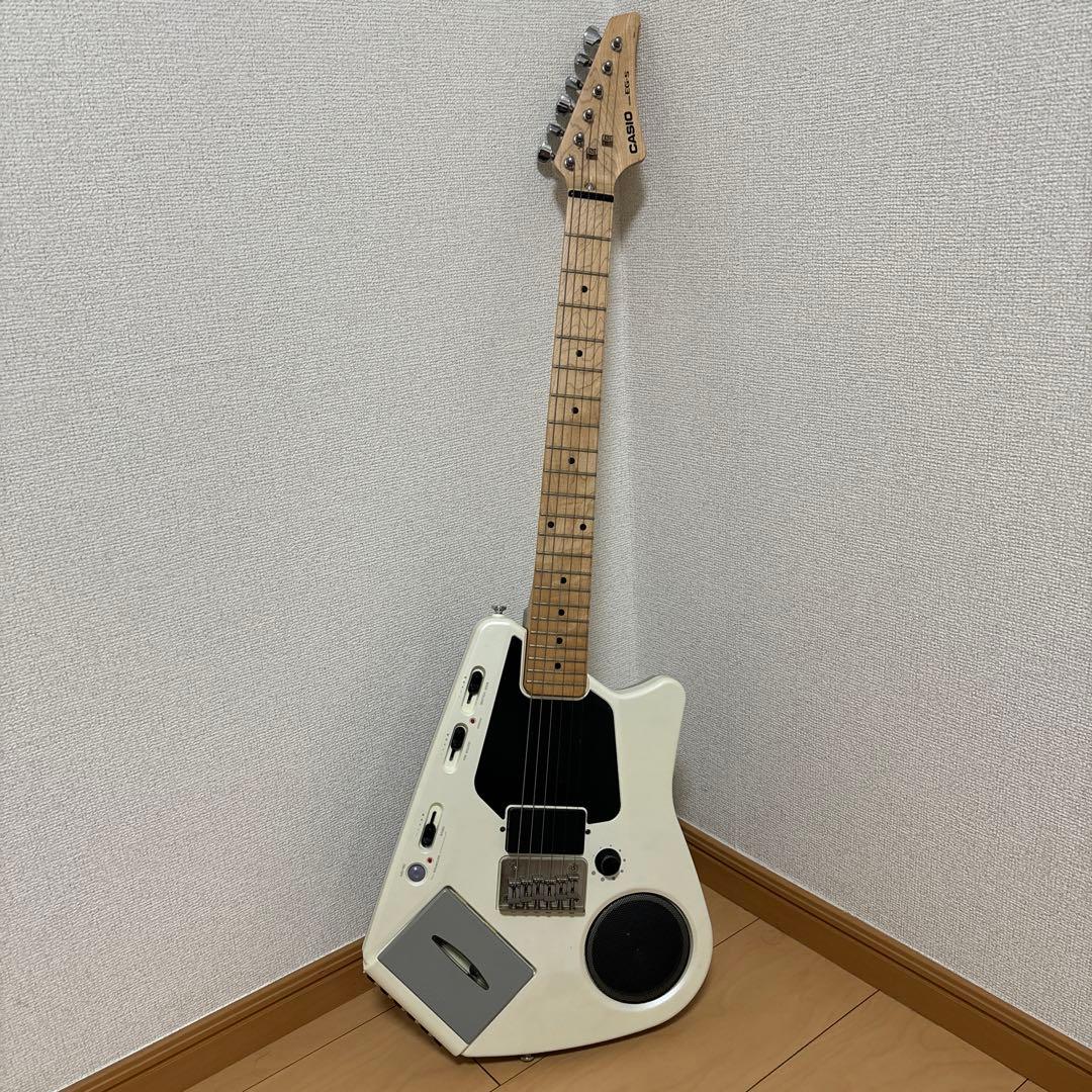 CASIO EG-5 エレキギター 当時物ジャンク品 ソフトケース 説明書付き