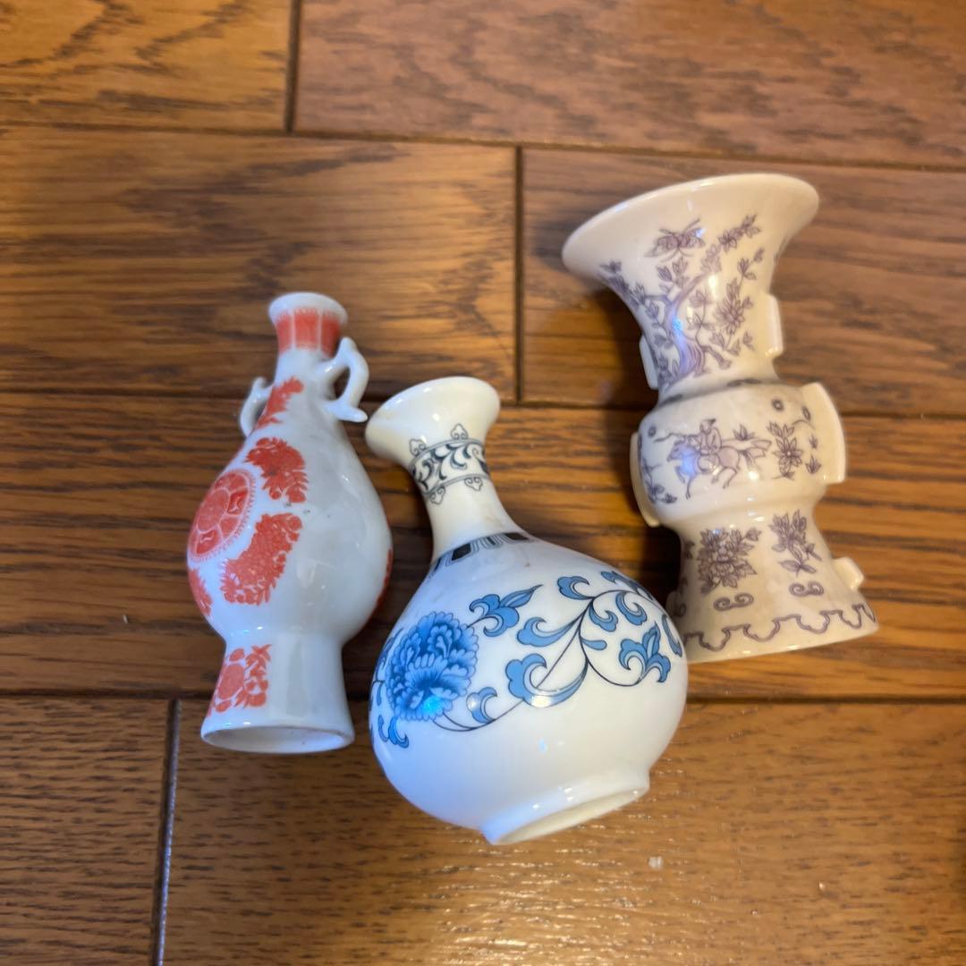 最終処分特価レア小型花瓶や一輪挿し飾り小壺十二個セット専用