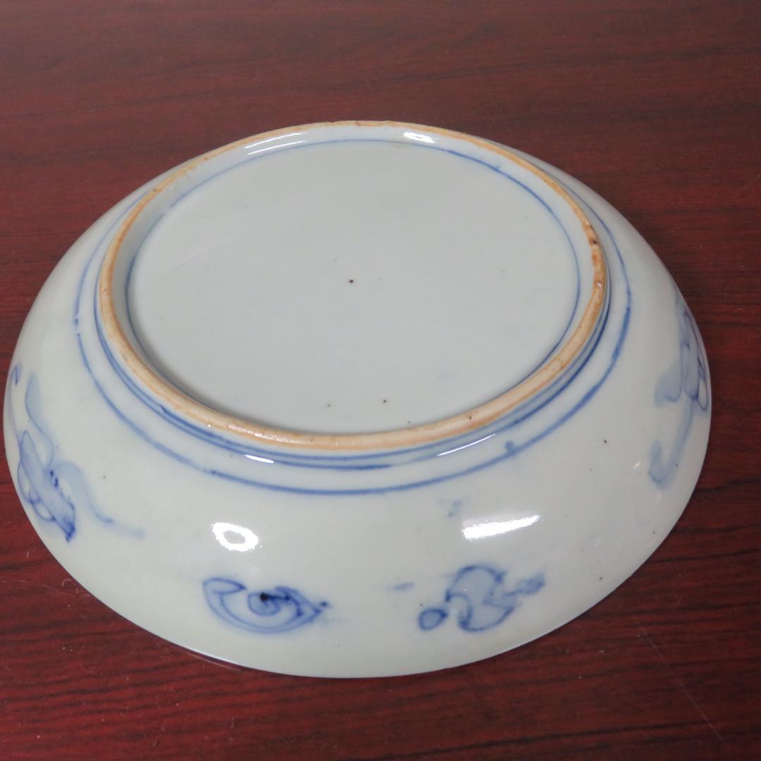 古伊万里 皿 中皿 色絵付け 金彩 江戸 明治 3枚