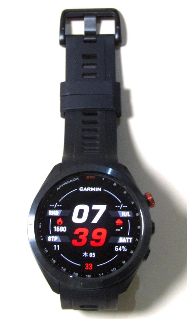 超美品 ガーミン アプローチ S70 ブラック 47mm - メルカリ