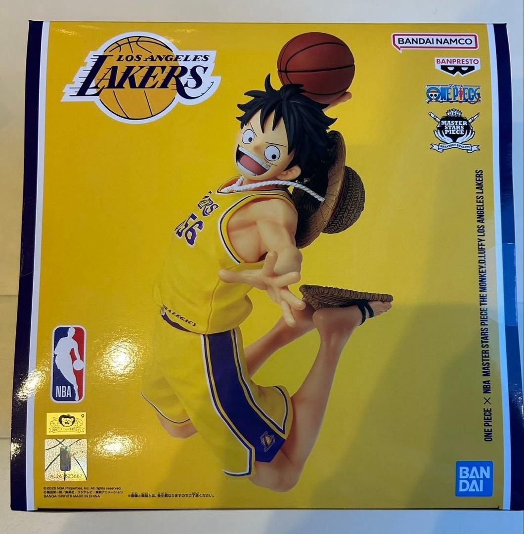 NBA LAKERS レイカーズ ルフィ フィギュア ワンピースベースショップ