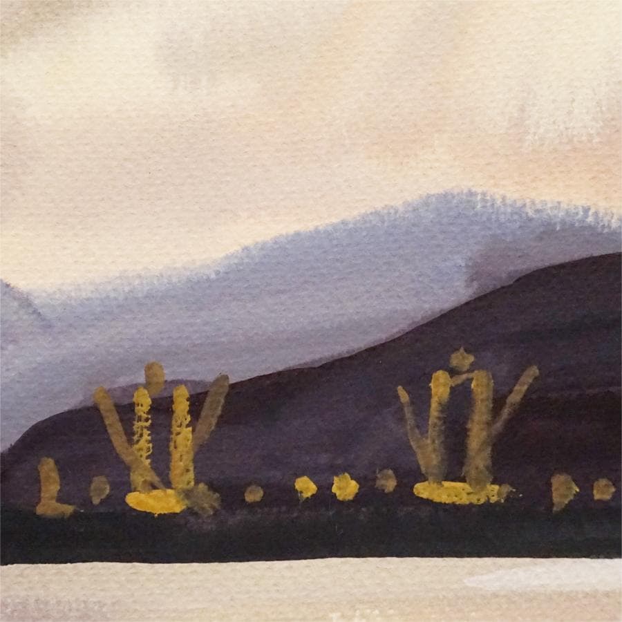 作者不詳 日本画 水彩画 風景画 絵画 肉筆 額装 美術品