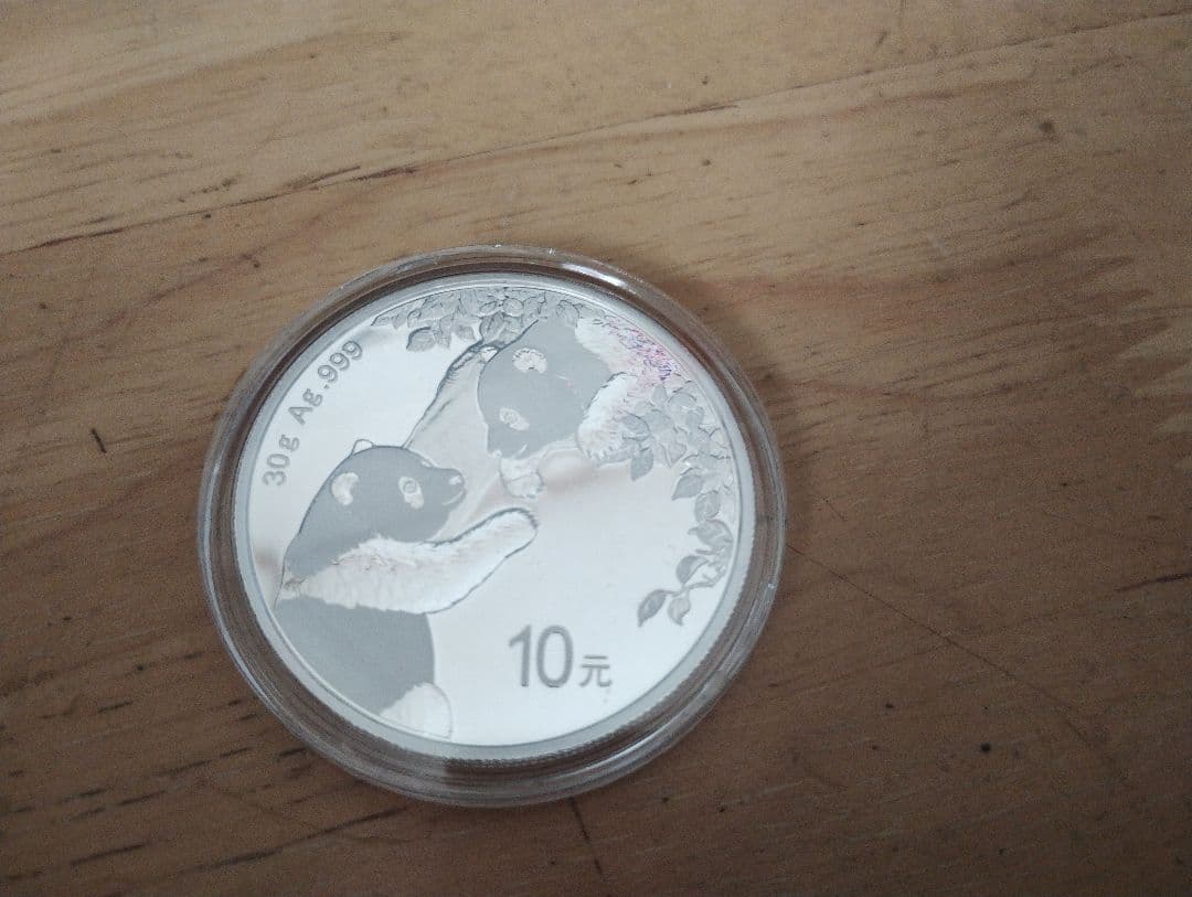 高鑑定！】中国NGC MS69パンダ銀貨10元（2023）純銀30g[E2512]コイン