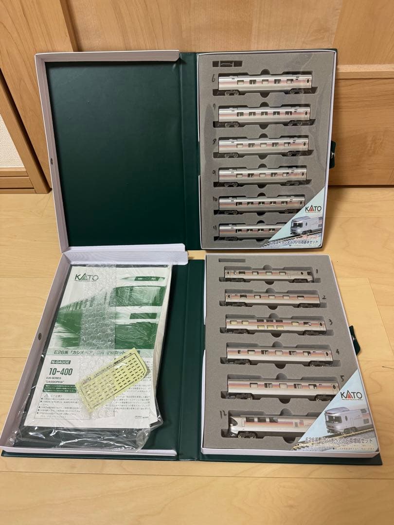 【KATO】 E26系カシオペア（機関車付） フル編成