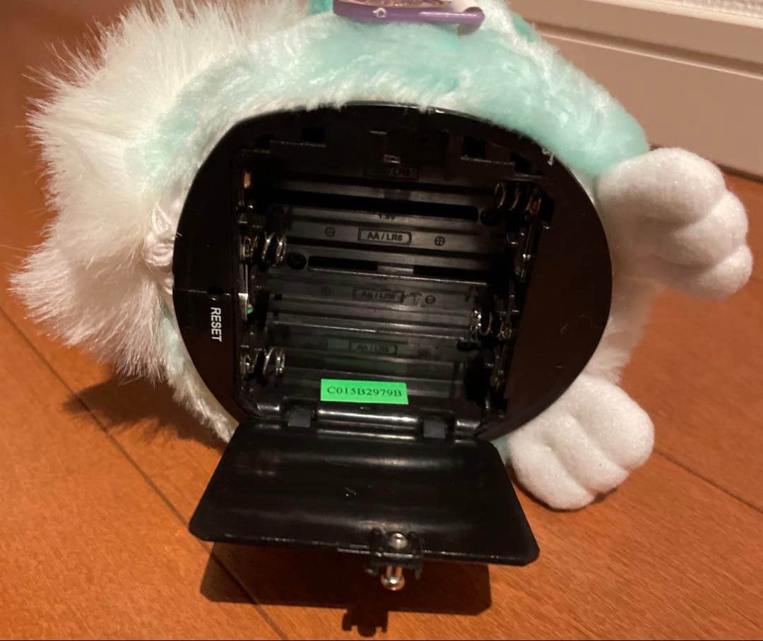 超希少　英語版　ファービーベイビー　水色　動作確認済