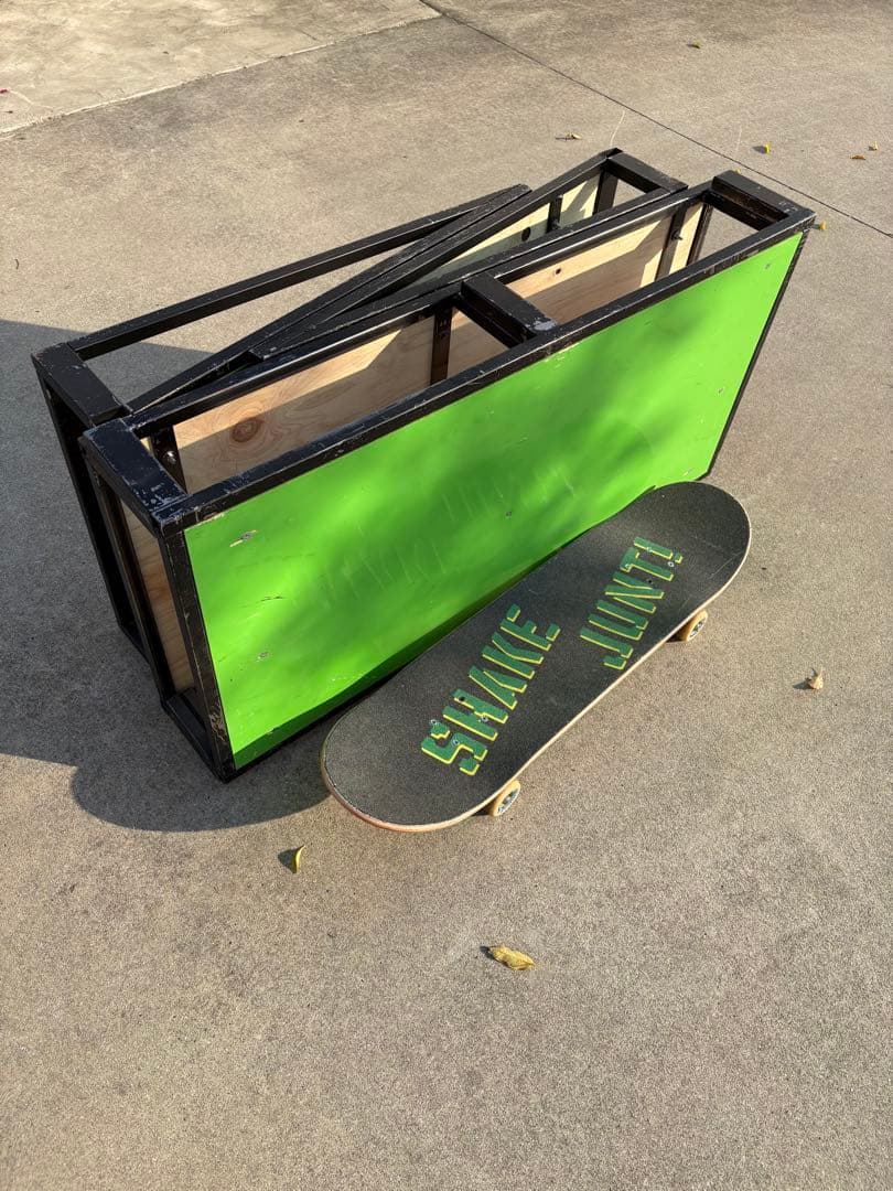 ほぼ未使用 スケートボード セクション バンク マニュアル台