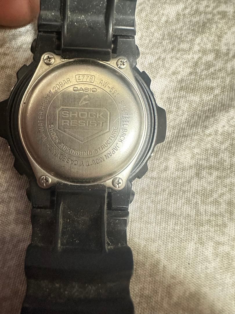 6本G-SHOCK ブラックモデルと2 本 CASIO