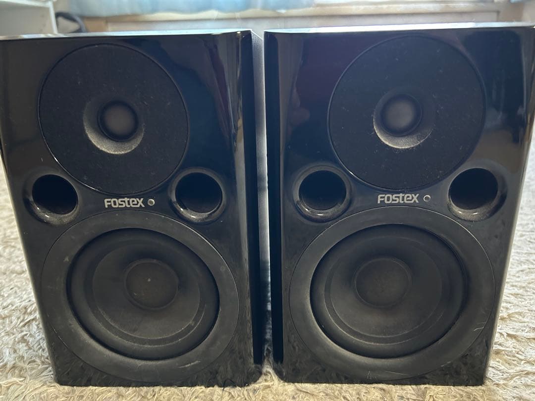 Fostex pm0.4nスタジオモニタースピーカー ブラック ペア