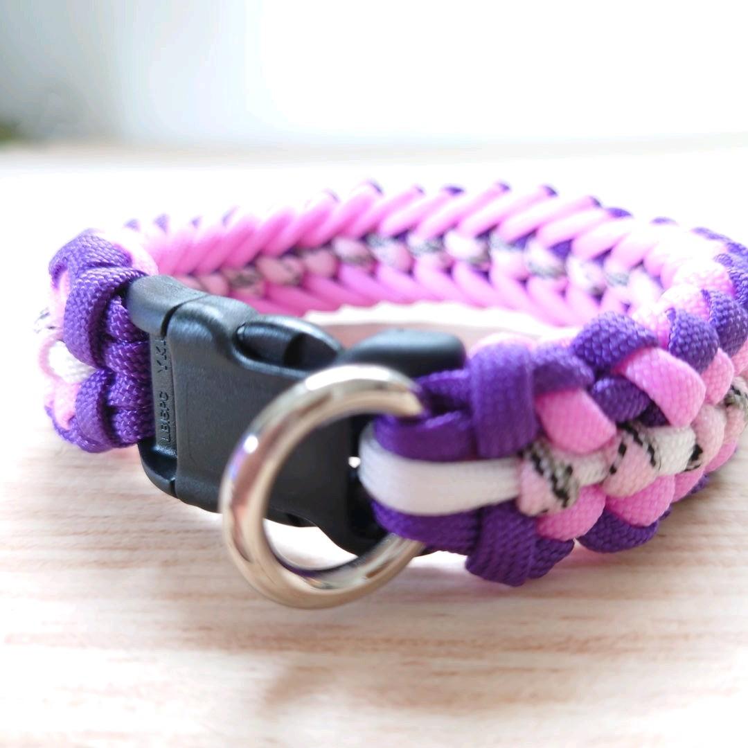 パラコード❥リード❥太め ピンク系 №022