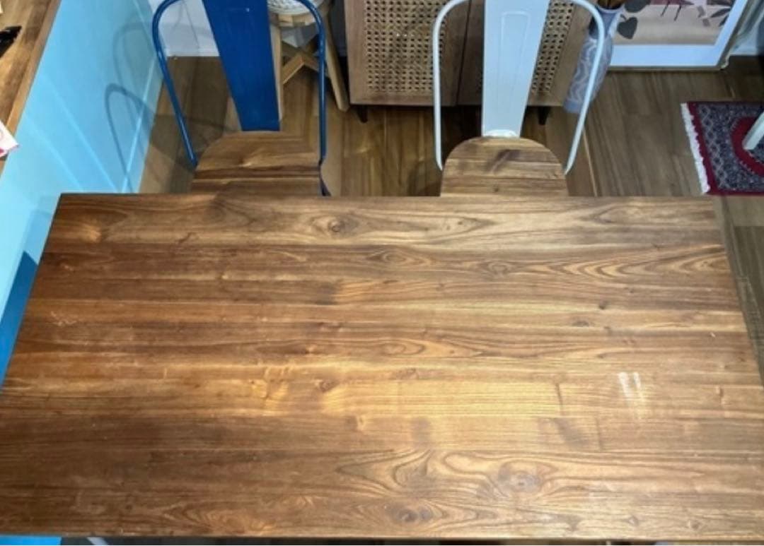 直接お引き取り限定 LOWYAのオシャレなダイニングテーブルベンチとチェア