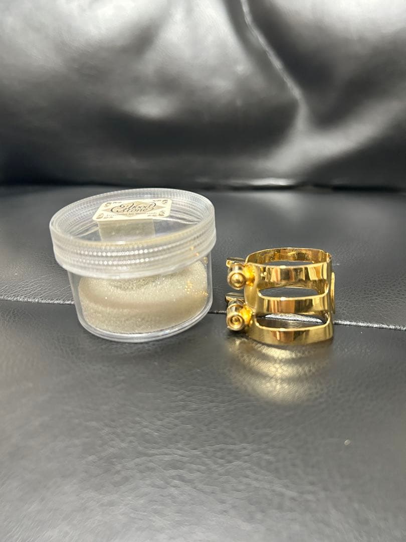 【美品GP】石森　ウッドストン　B♭クラリネット　リガチャー　金メッキ