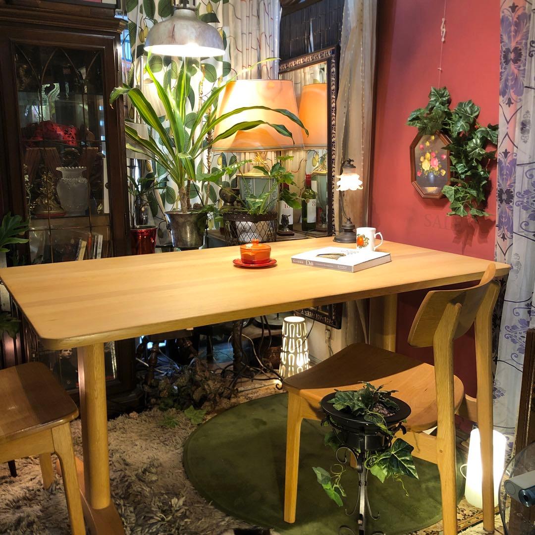 kuma 極美品飛騨高山　ibata 井端　オーク無垢　ダイニングテーブル