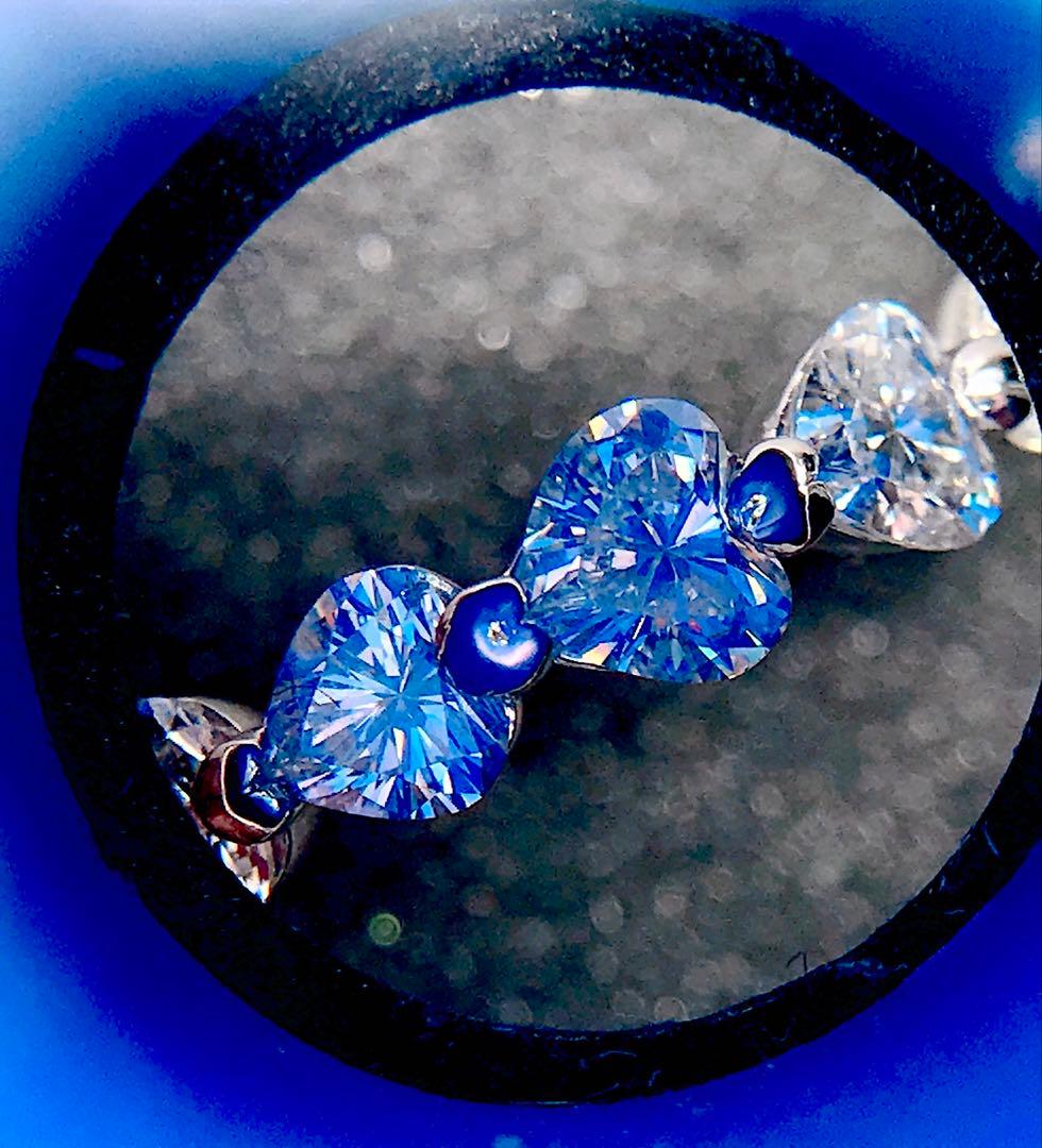 1.00ct ハートシェイプ ハーフエタニティ ダイヤモンドリング PT900