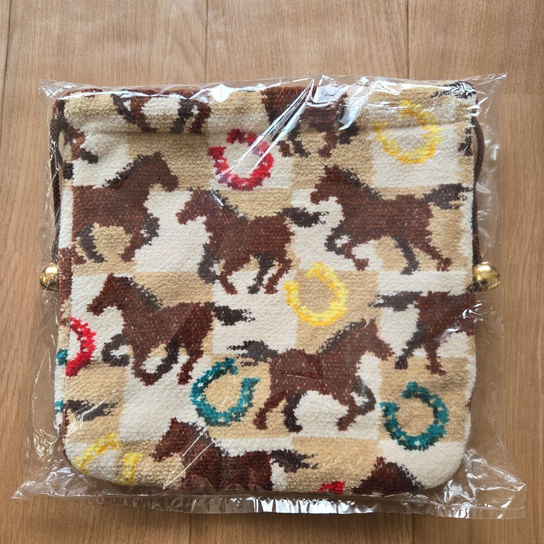 新品未使用☆フェイラー FEILER スプリントホース 馬 巾着 ポーチ