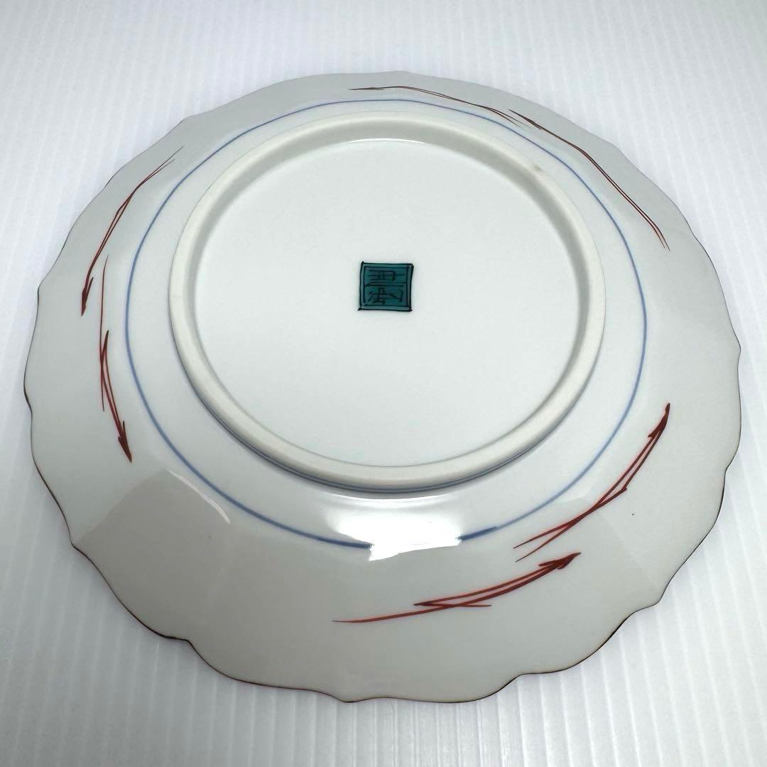 新品 九谷焼 西田伸也 銘々皿 中皿 5枚セット 鳥 花 伝統工芸