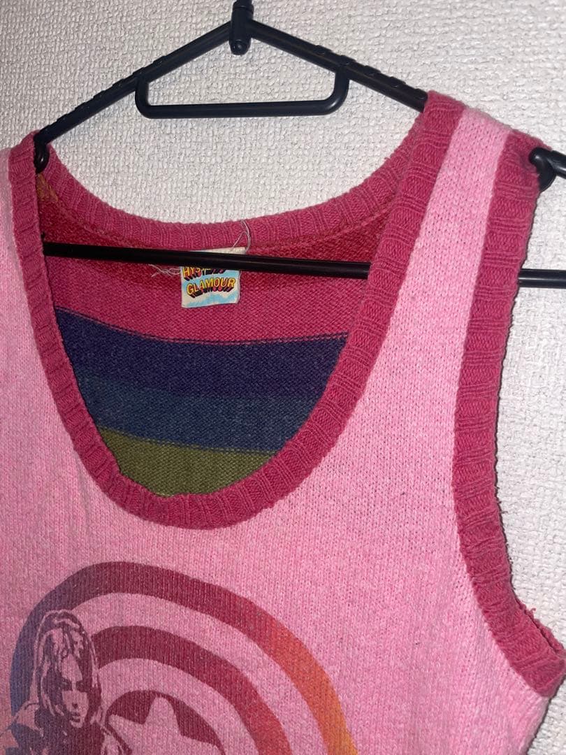 hystericglamour ニットベスト　タンクトップ　90s　itimi