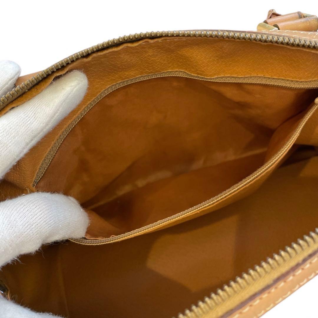 【最終価格‼️】セリーヌ ミニボストン ハンドバッグ 2way マカダム ブラウン