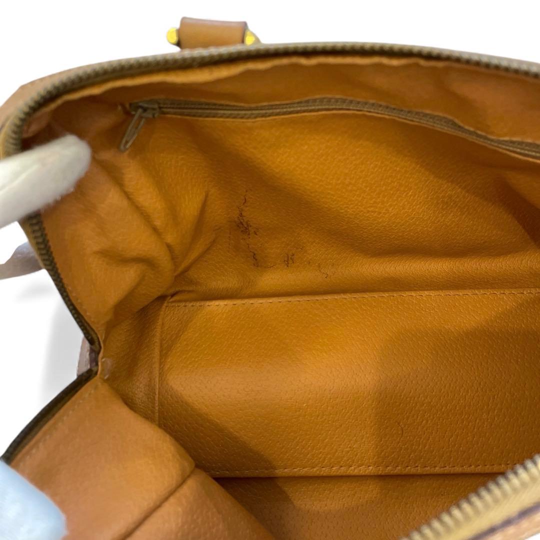 【最終価格‼️】セリーヌ ミニボストン ハンドバッグ 2way マカダム ブラウン