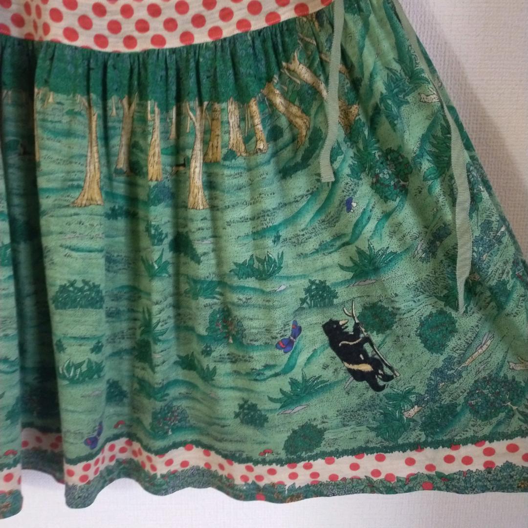 ゆうゆ様限定　ツモリチサト　森のくまさん　フレアスカート　tsumori