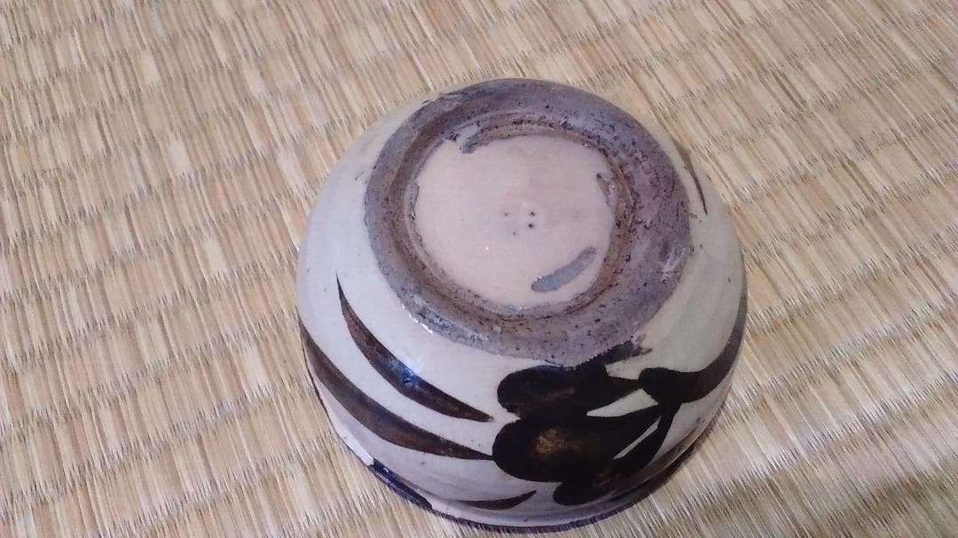 飾り壷城岳京焼梅月文新古品茶壺