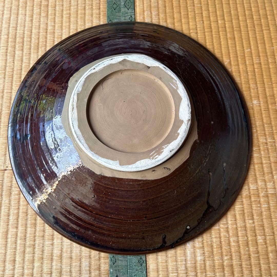 金継ぎ用　小鹿田焼　大皿　割れあり