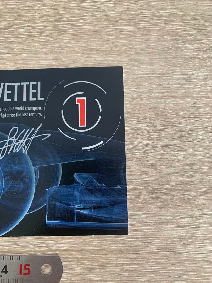 RedBull セバスチャンベッテル直筆サイン 直筆サイン入り F1レッドブル