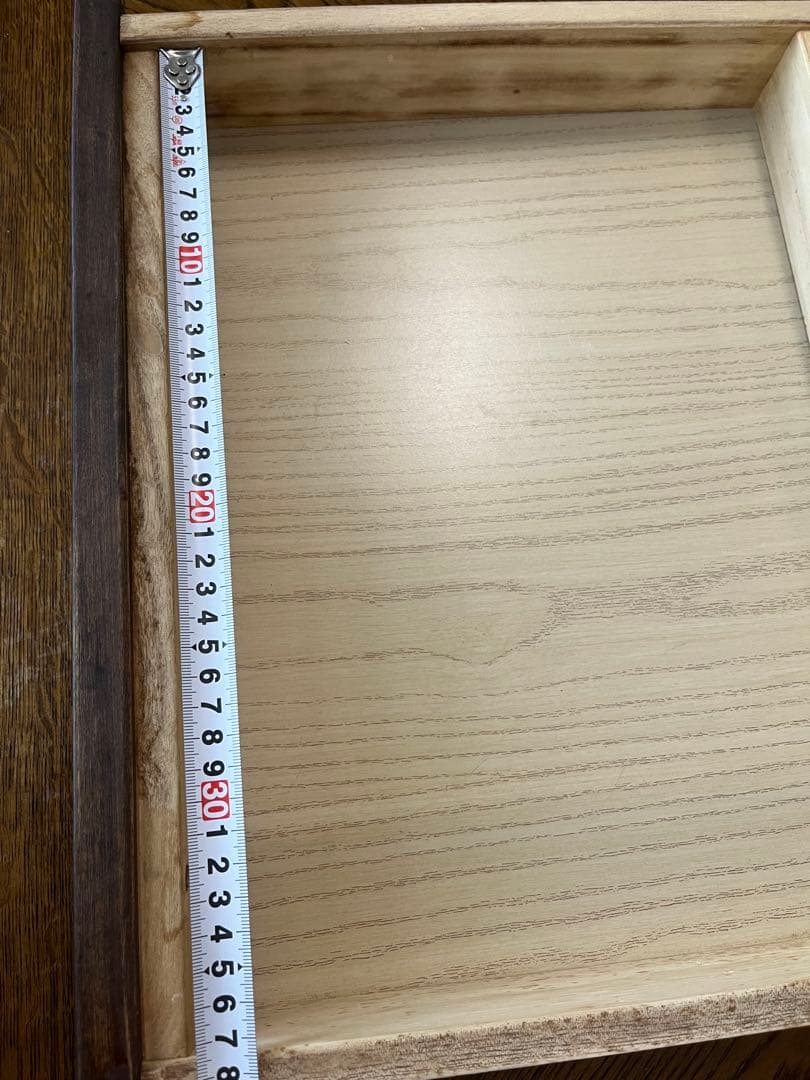 アクタス購入ウォールナットダイニングテーブル１２０センチ引き出し付き