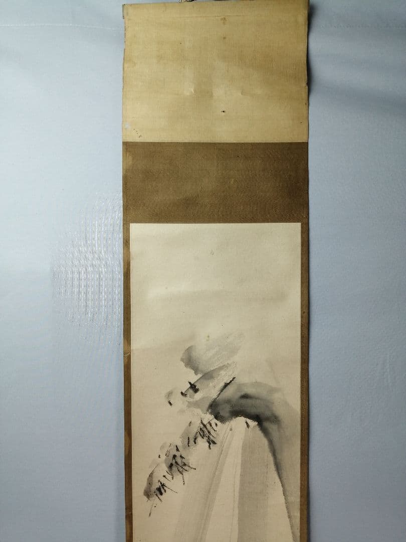 茶道具】前大徳寺 明堂宗宣和尚筆 「瀧」「鹿」画一双 掛軸 C10 - メルカリ