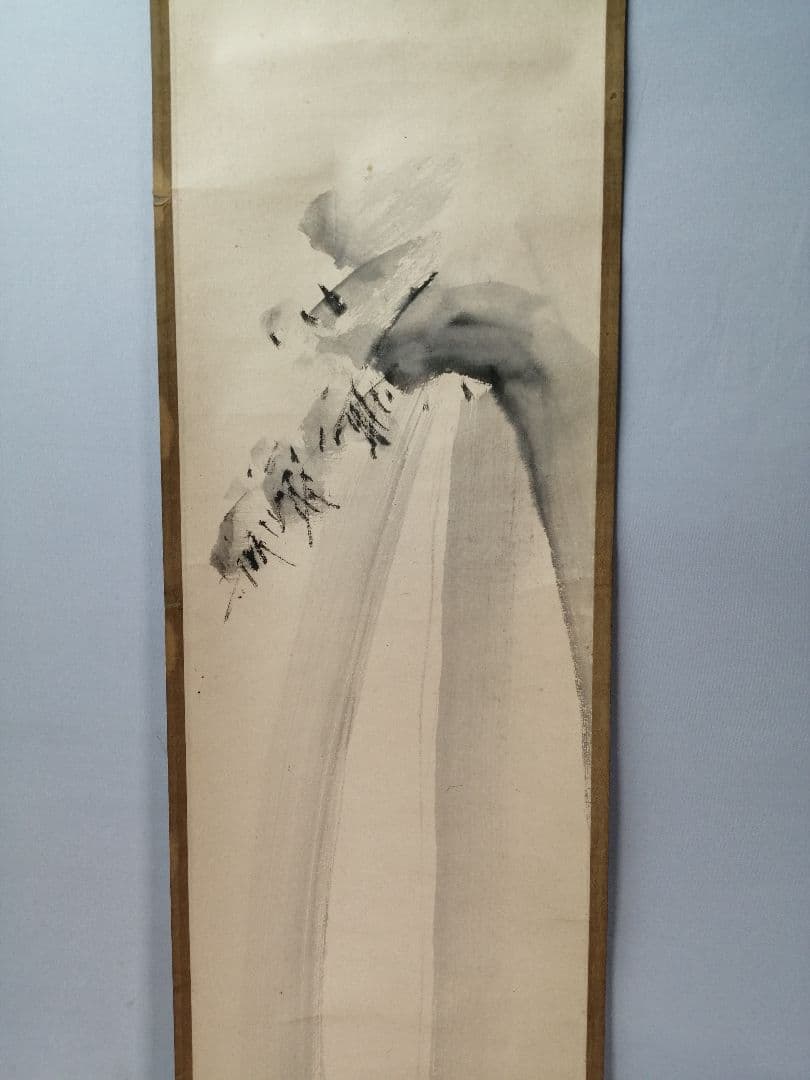 茶道具】前大徳寺 明堂宗宣和尚筆 「瀧」「鹿」画一双 掛軸 C10 - メルカリ