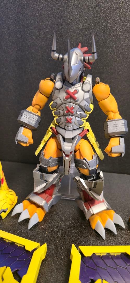 デジモンプラモデル ウォーグレイモン 塗装完成品 最 安値 で