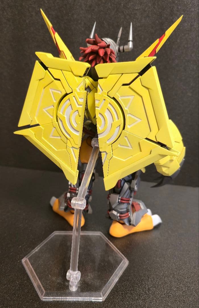 デジモンプラモデル ウォーグレイモン 塗装完成品 最 安値 で