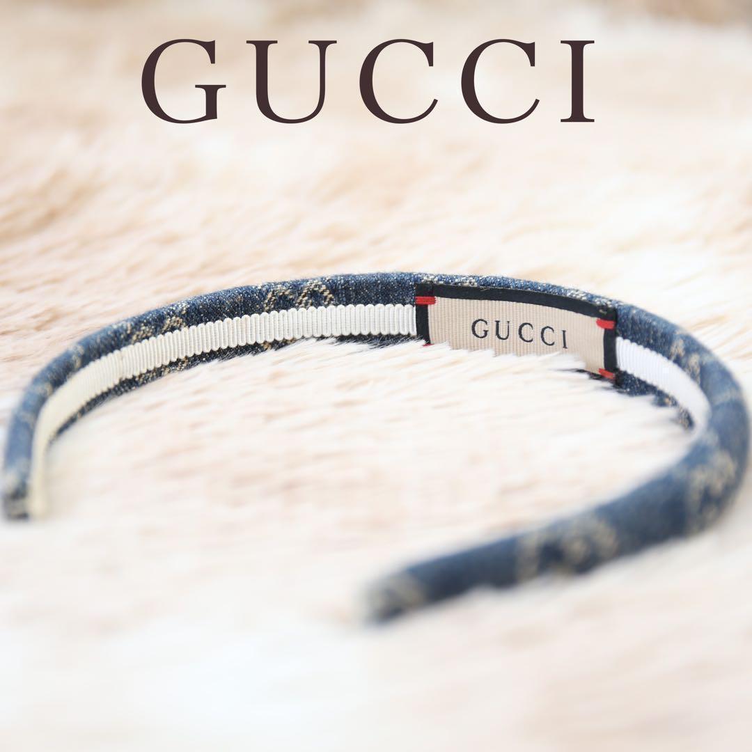 GUCCI デニム カチューシャ GUCCI デニム カチューシャ 【公式通販】