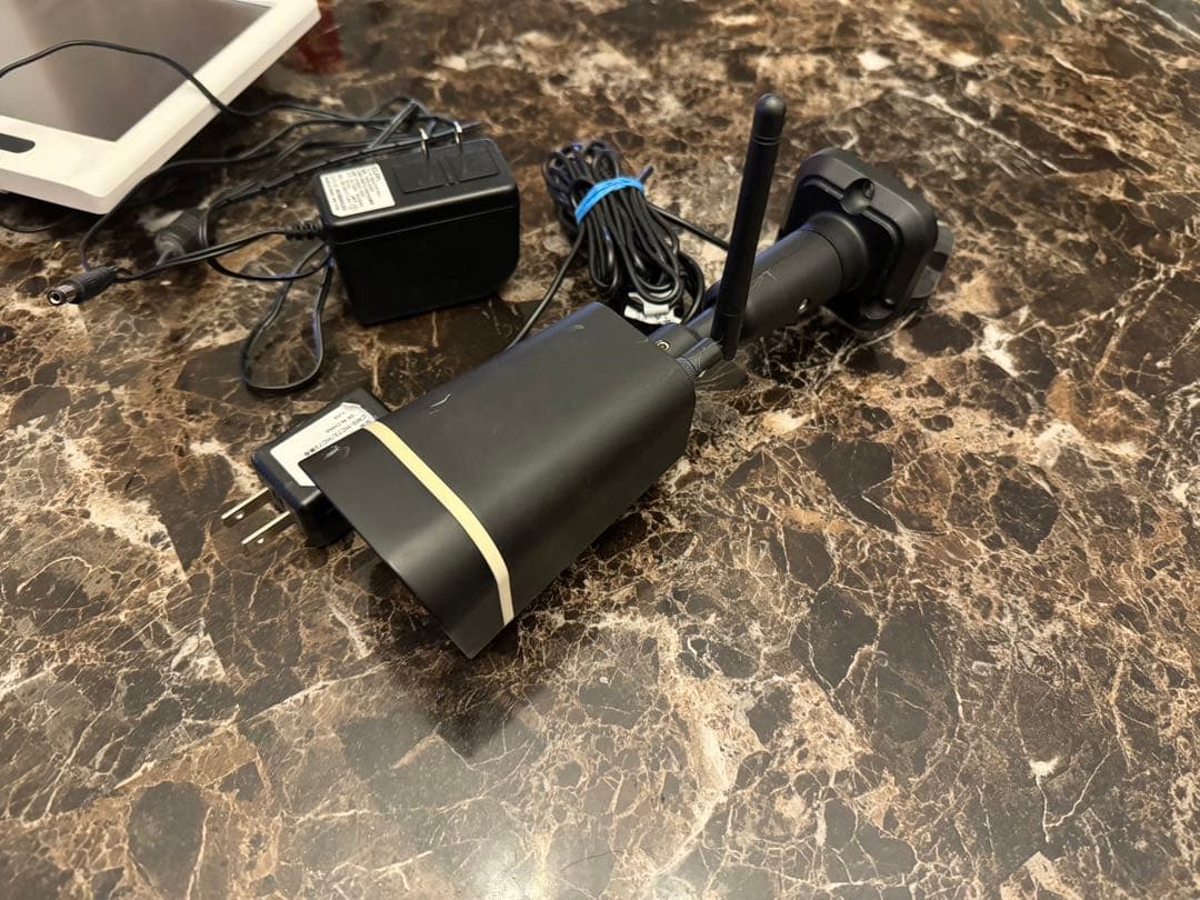 ELPA ワイヤレスカメラ モニターセット CMS-H1001 未使用に近い】○1