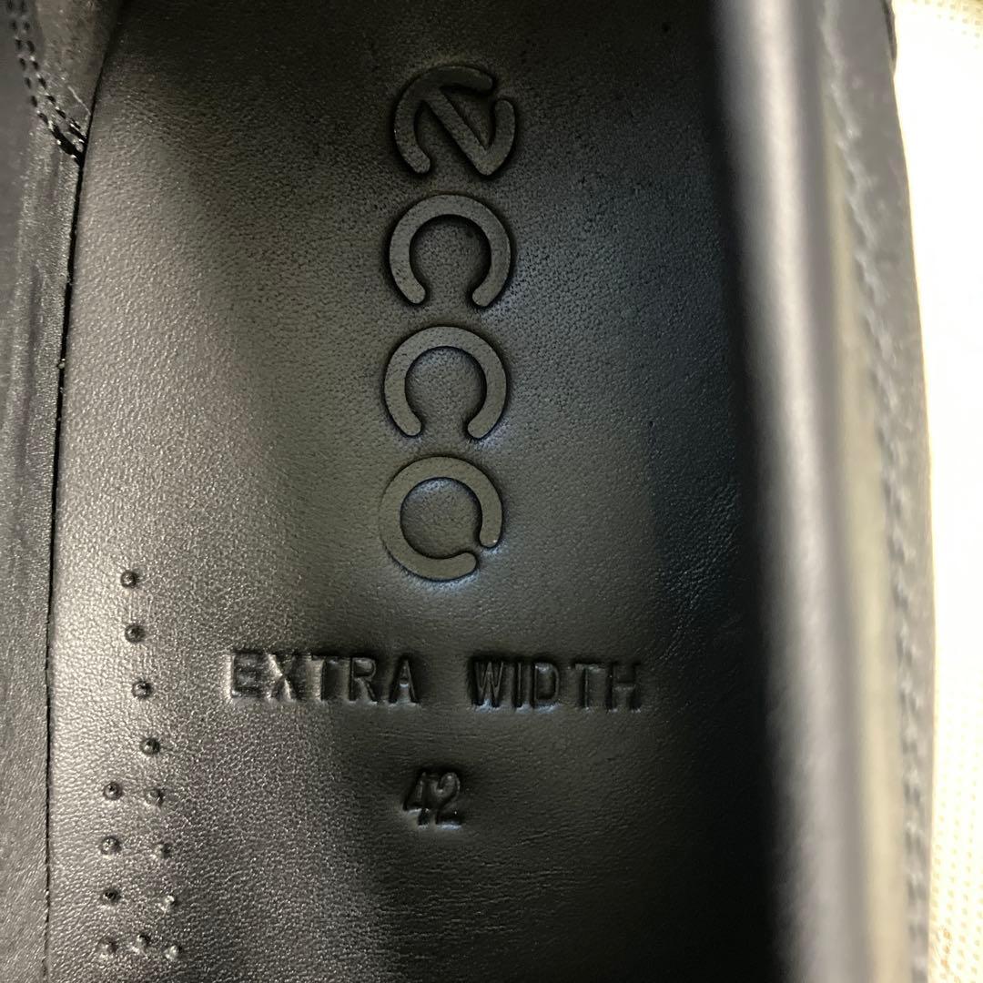 最終価格♡ECCO ブラックレザー ローファー スリッポンビジネスシューズ