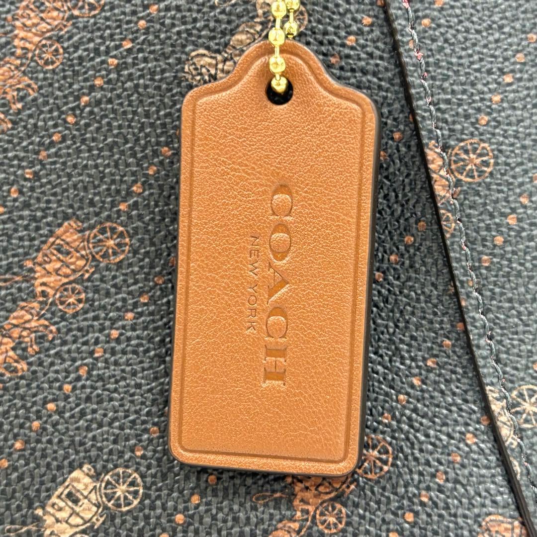 【極美品】COACH コーチ トートバッグ シグネチャー チャーム付き