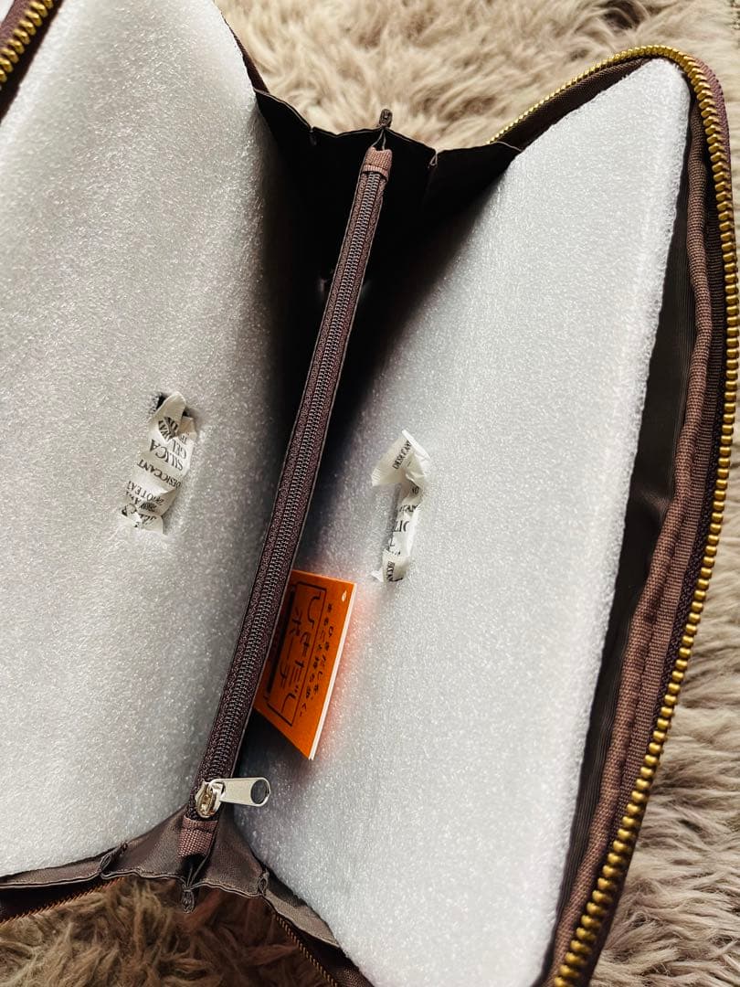 ほぼ日おおきいひきだしポーチ スーツファブリック／ジェントルチ