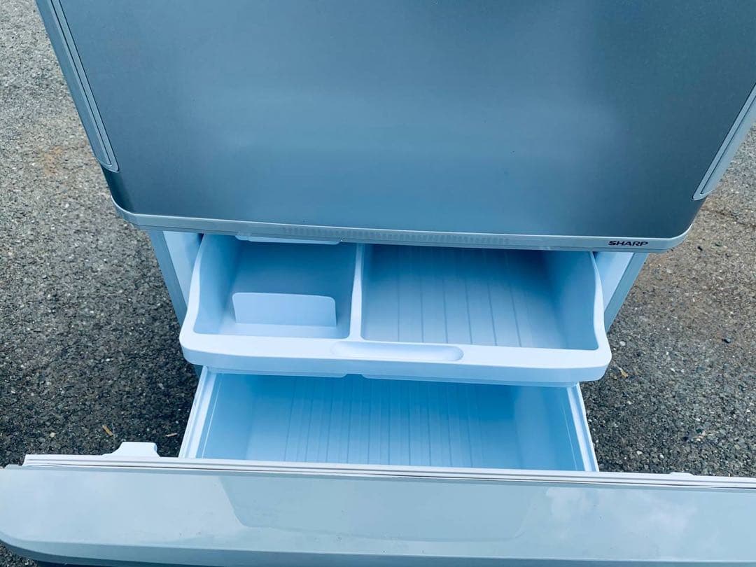 ✅SHARPノンフロン冷凍冷蔵庫✅ ✅SJ-W351E-S✅送料設置無料