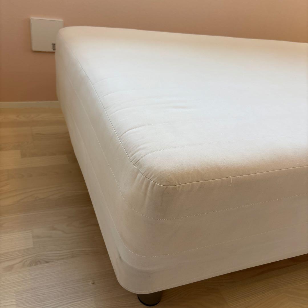 【送料込み】【クリーニング済み】無印良品 脚付きマットレス シングル 替え脚付き