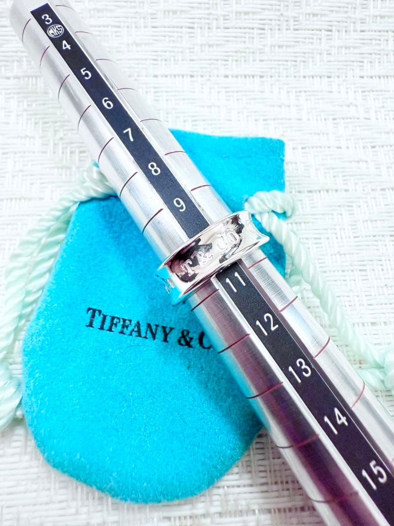 ティファニー　ナローリング　指輪　10.5号　研磨済み　1837 TIFFANY