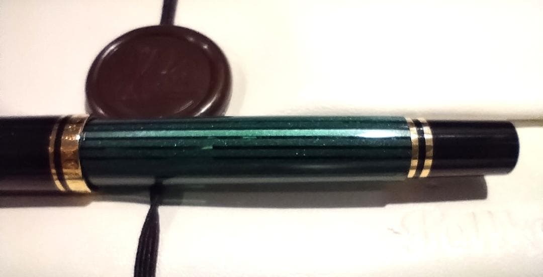 ペリカン Pelikan 万年筆 スーベレーン M300 緑縞 (B)