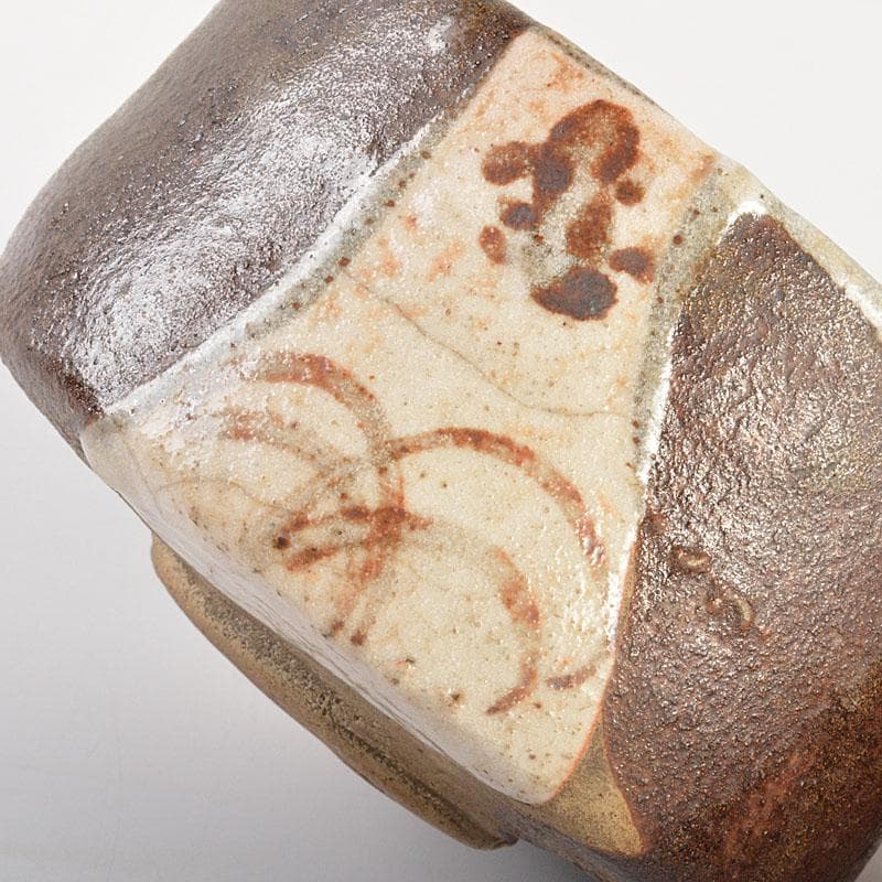 茶道具 織部焼 黒織部茶碗 時代箱 V 6826