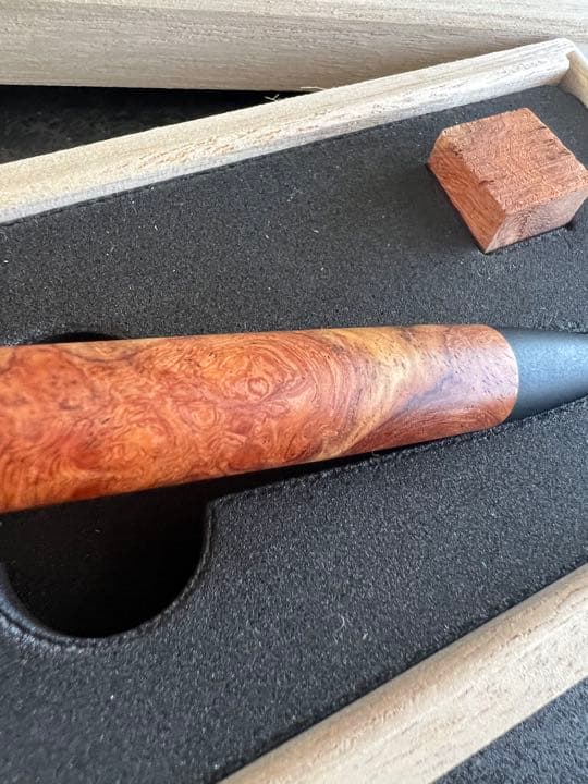 野原工芸 花梨紅白 特上杢 スタンダード ボールペン