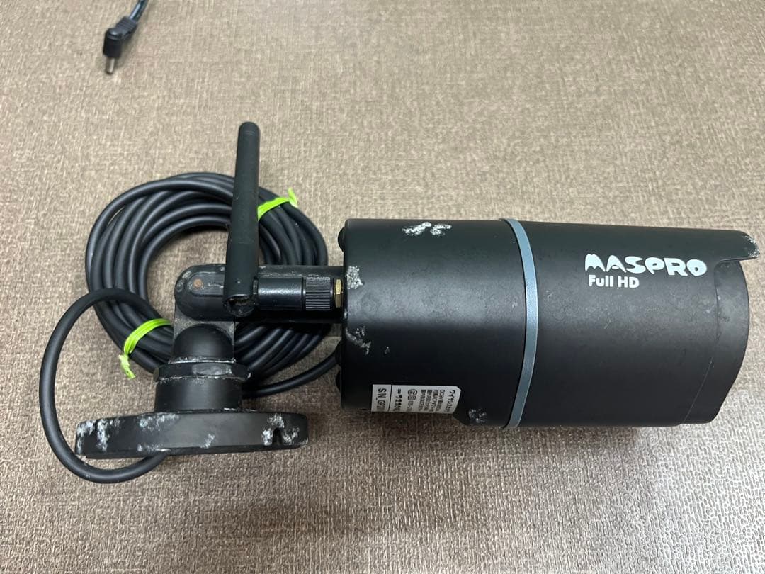 MASPRO ワイヤレスモニターとカメラ2台セット WMC7M2