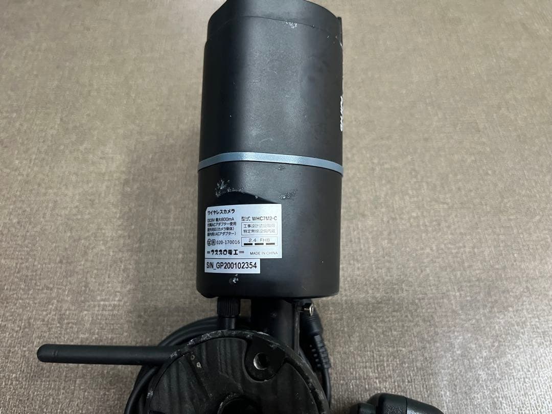 MASPRO ワイヤレスモニターとカメラ2台セット WMC7M2