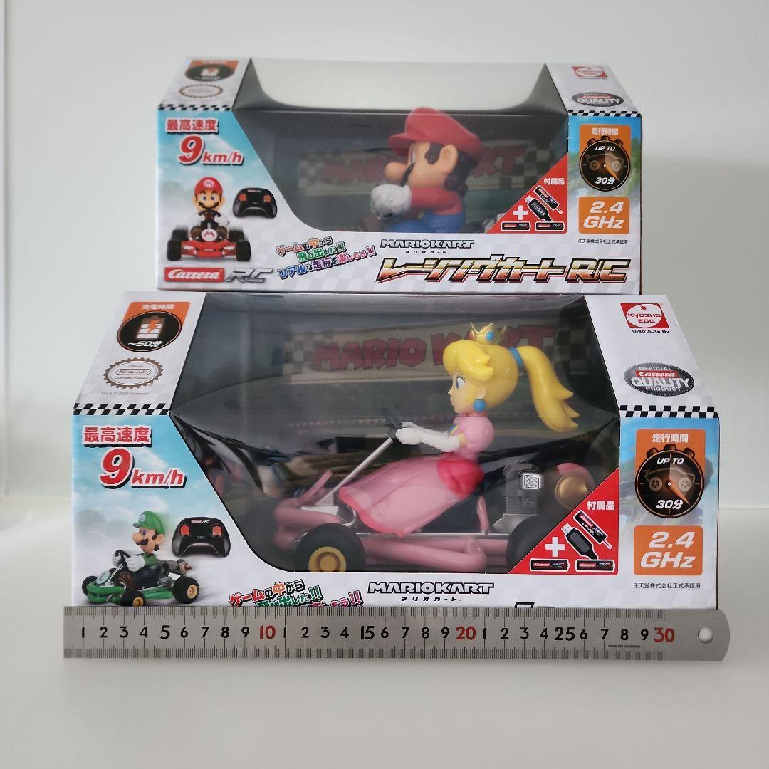 新品ラジコン マリオカート レーシングカート R/C マリオ & ピーチ姫 ２台