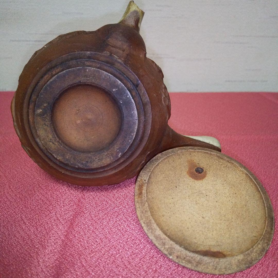 茶器揃い ①急須 ②湯冷まし ③湯呑み茶碗 「金彩・走り駒（左馬）・貫入」