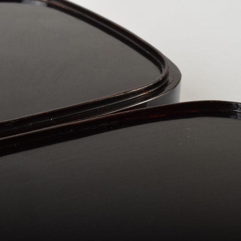 輪島塗　漆塗　草蒔絵　四段重箱　時代箱付　C　7535