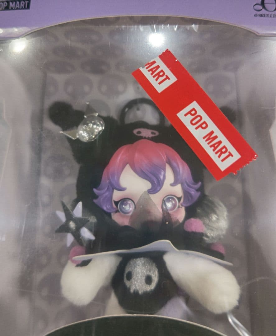 POPMART SKULLPANDA ᙭クロミ＆マイメロ ぬいぐるみ　ペンダント