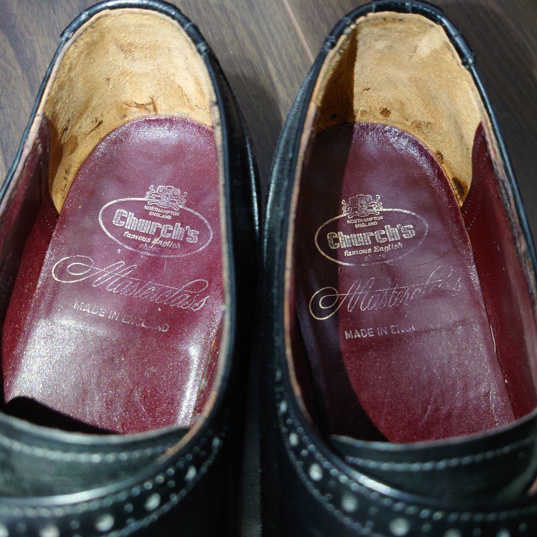 【希少品】旧チャーチ マスタークラス シングルモンク フルブローグ 7F